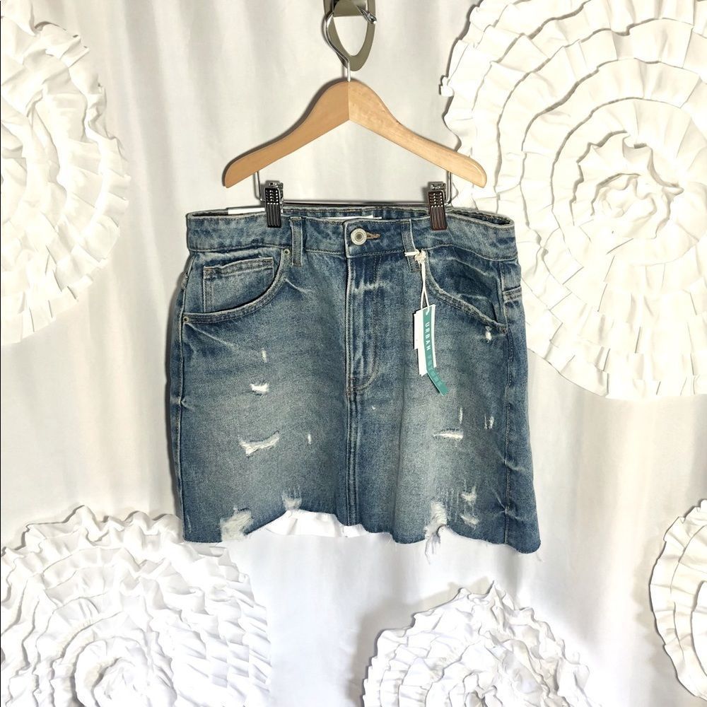 NWT SWS denim mini skirt